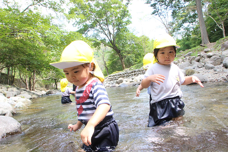 川遊び②